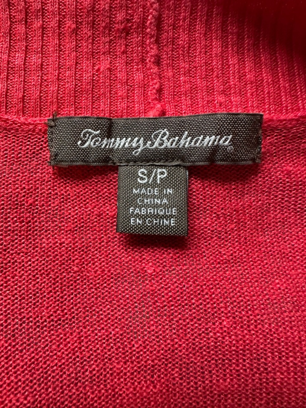 Tommy Bahama Lea Open Cardigan Women Small Coral Pink Linen Summer Lightweight - Picture 3 of 7